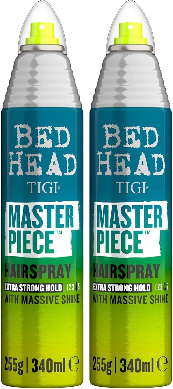 Detalle 2 de Bed Head Masterpiece Laque Brillance À Fixation Forte, 340 ml – TIGI
