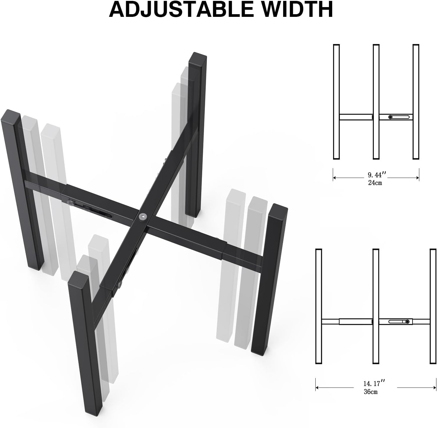 Thumbnail 4 de STLOVe Flower Stand: Adjustable Indoor Plant Shelf in Black Iron