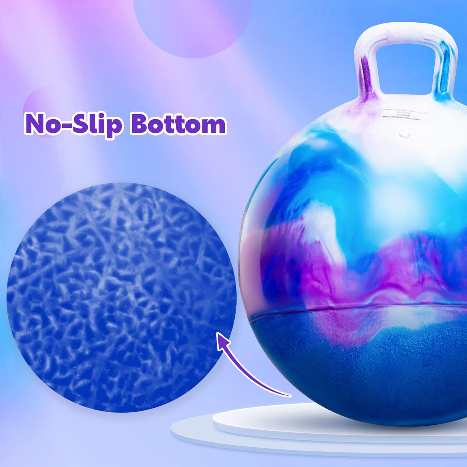 Thumbnail 3 de PlayZap 18-Inch Kids' Hopper Ball with Handle: Safe, Durable Indoor/Outdoor Fun