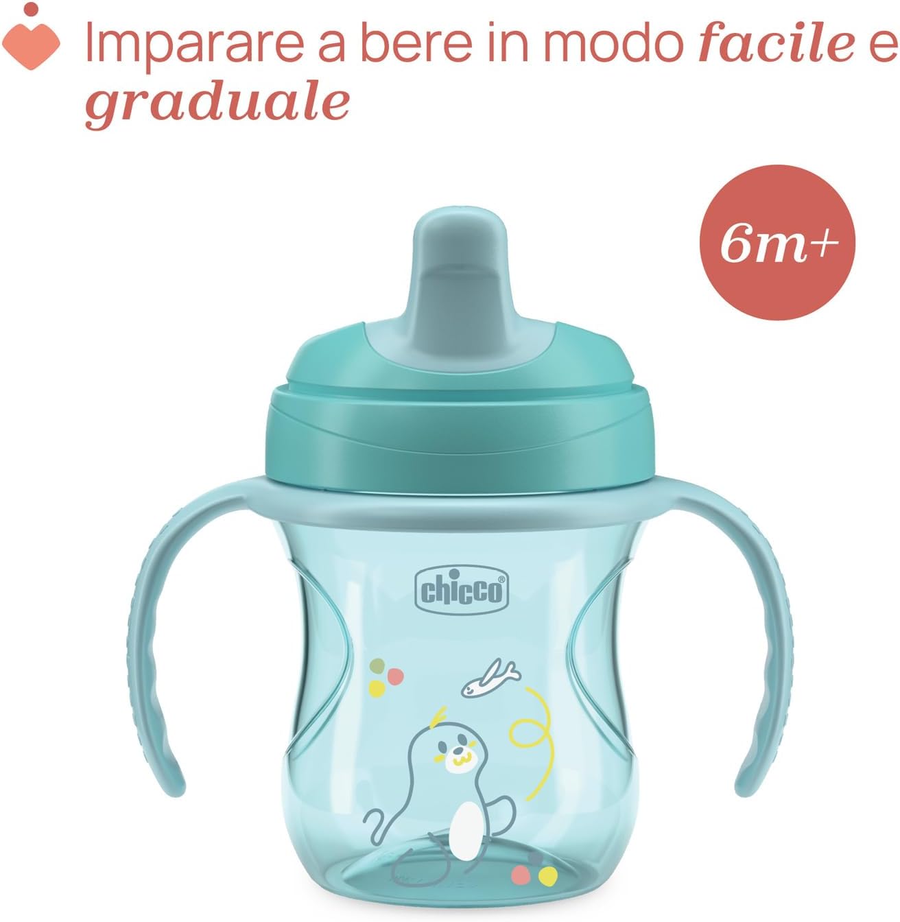 Detalle de Chicco Training Cup tazza antigoccia 6 mesi