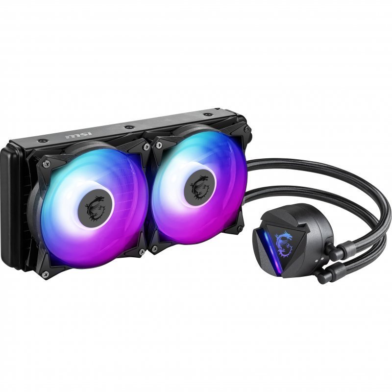 Thumbnail 3 de MSI MAG CoreLiquid 240R V2: Kit de refrigeración líquida con bomba integrada y bloque rotatorio