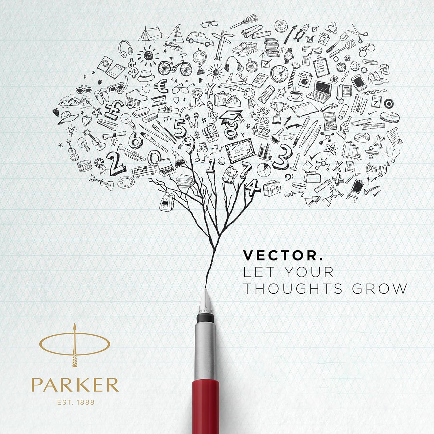 Thumbnail 2 de PARKER Vector Penna Stilografica Punta Media 📎