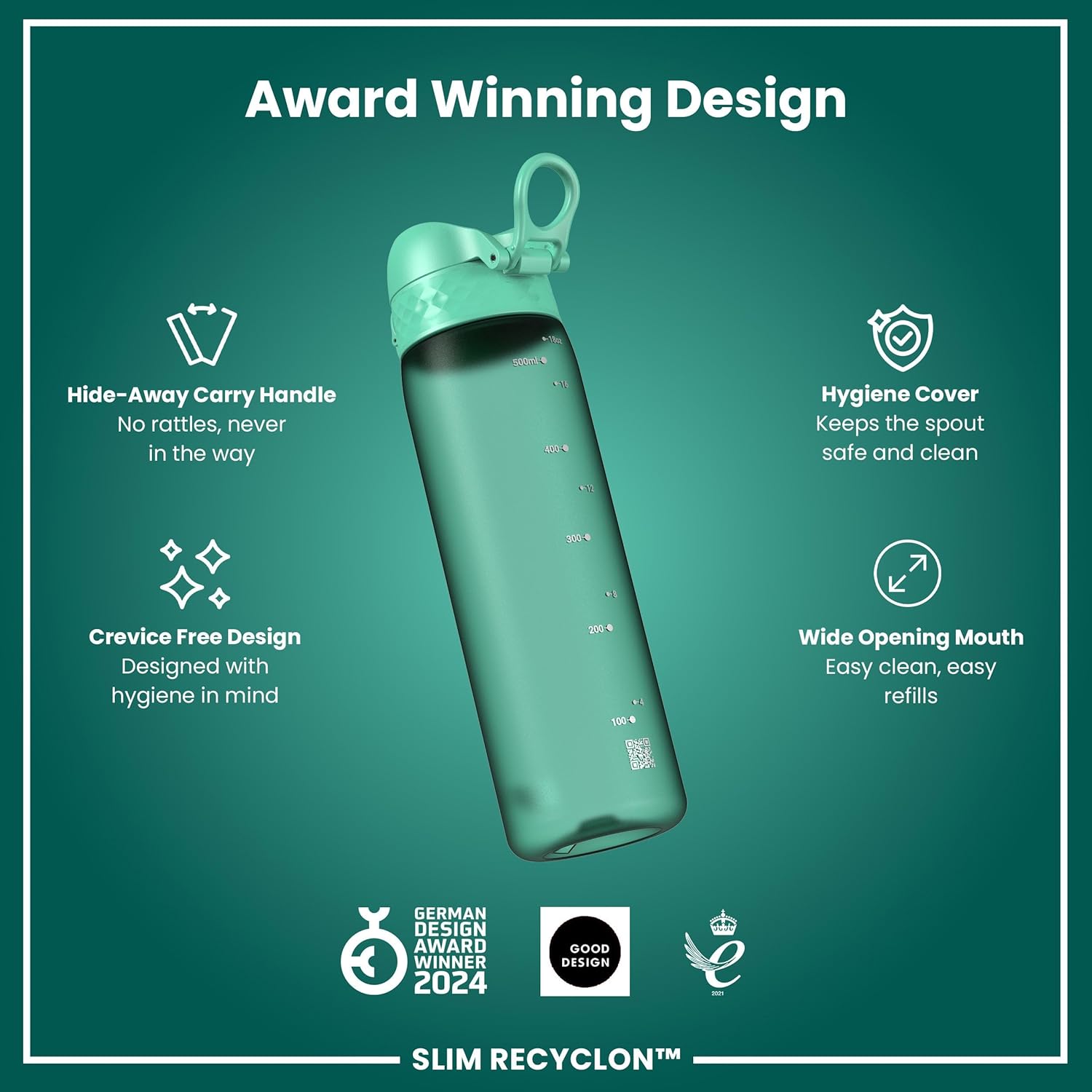 Thumbnail 5 de ion8 Water Bottle 500 ml Leak Proof 🚰