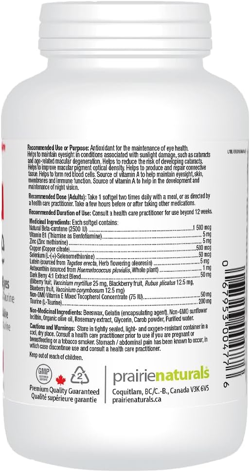 Thumbnail 3 de Prairie Naturals Vision Support Softgels 120 Count