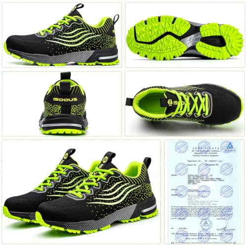 Thumbnail 5 de CYKYGGO Scarpe Antinfortunistiche da Uomo/Donna Verde EU 46: leggerezza, sicurezza e versatilità