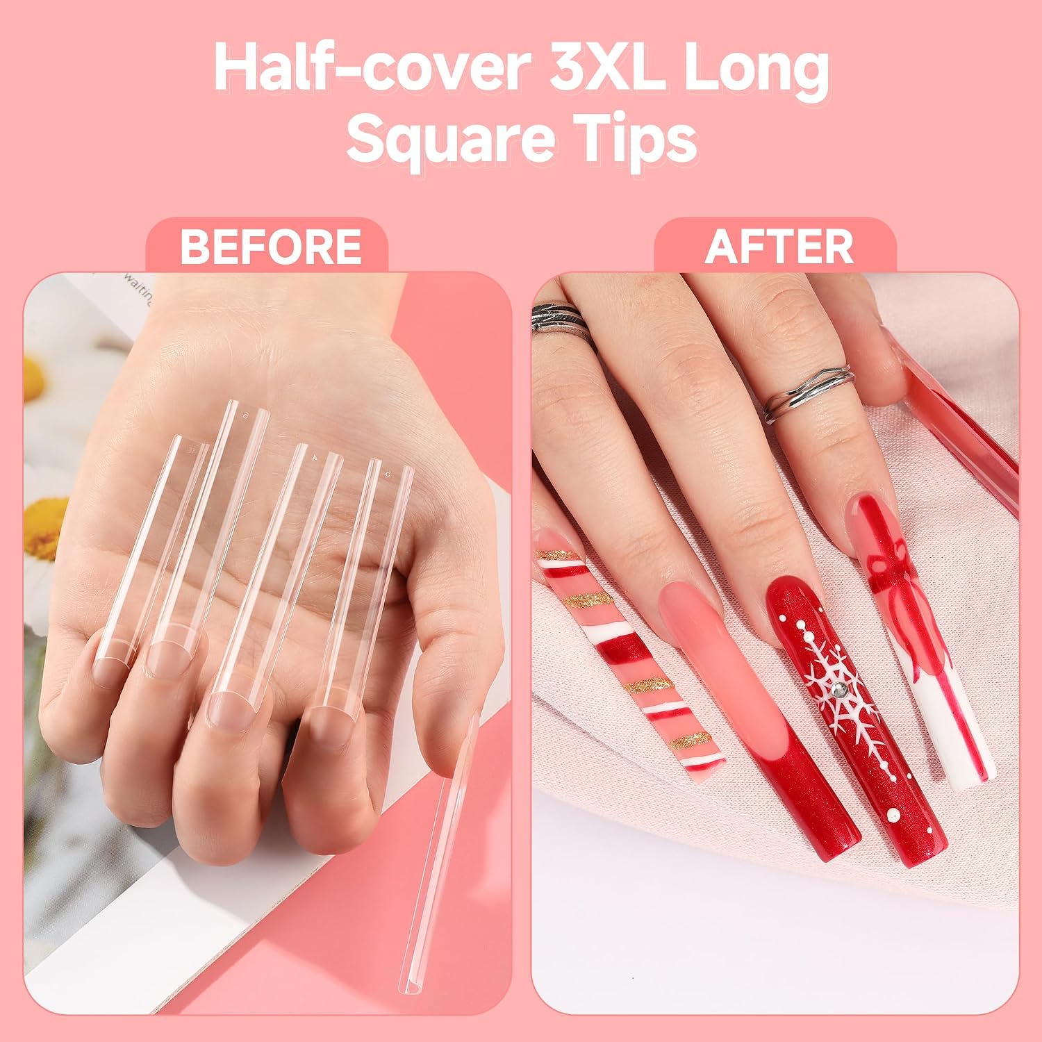 Detalle 2 de UNA GELLA Nail Tips, 3XL