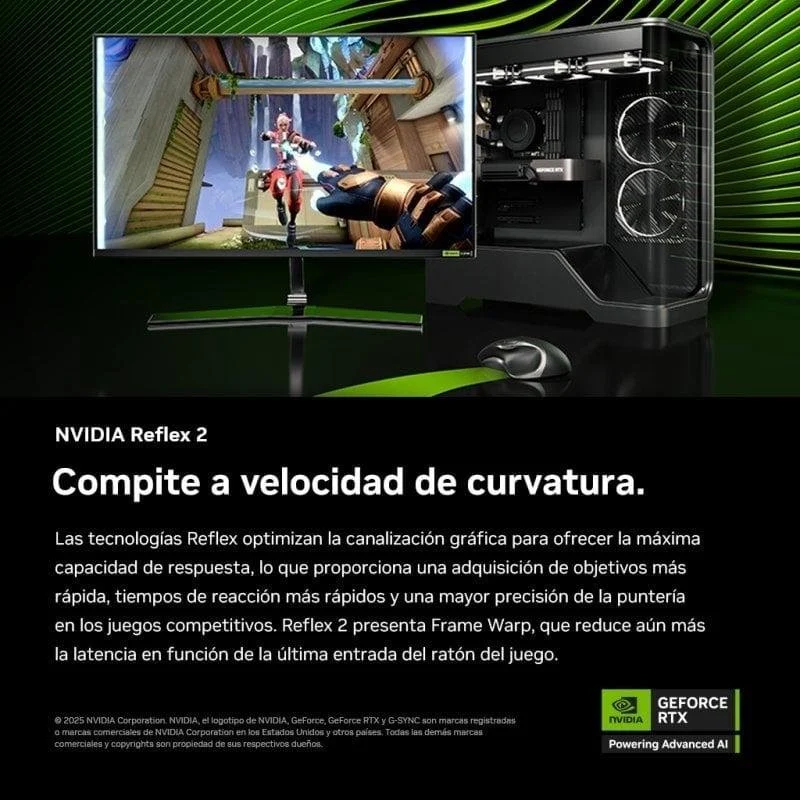 Detalle de Gigabyte GeForce RTX 5060 Ti AERO OC 8GB GDDR7 Reflex 2 RTX AI DLSS4