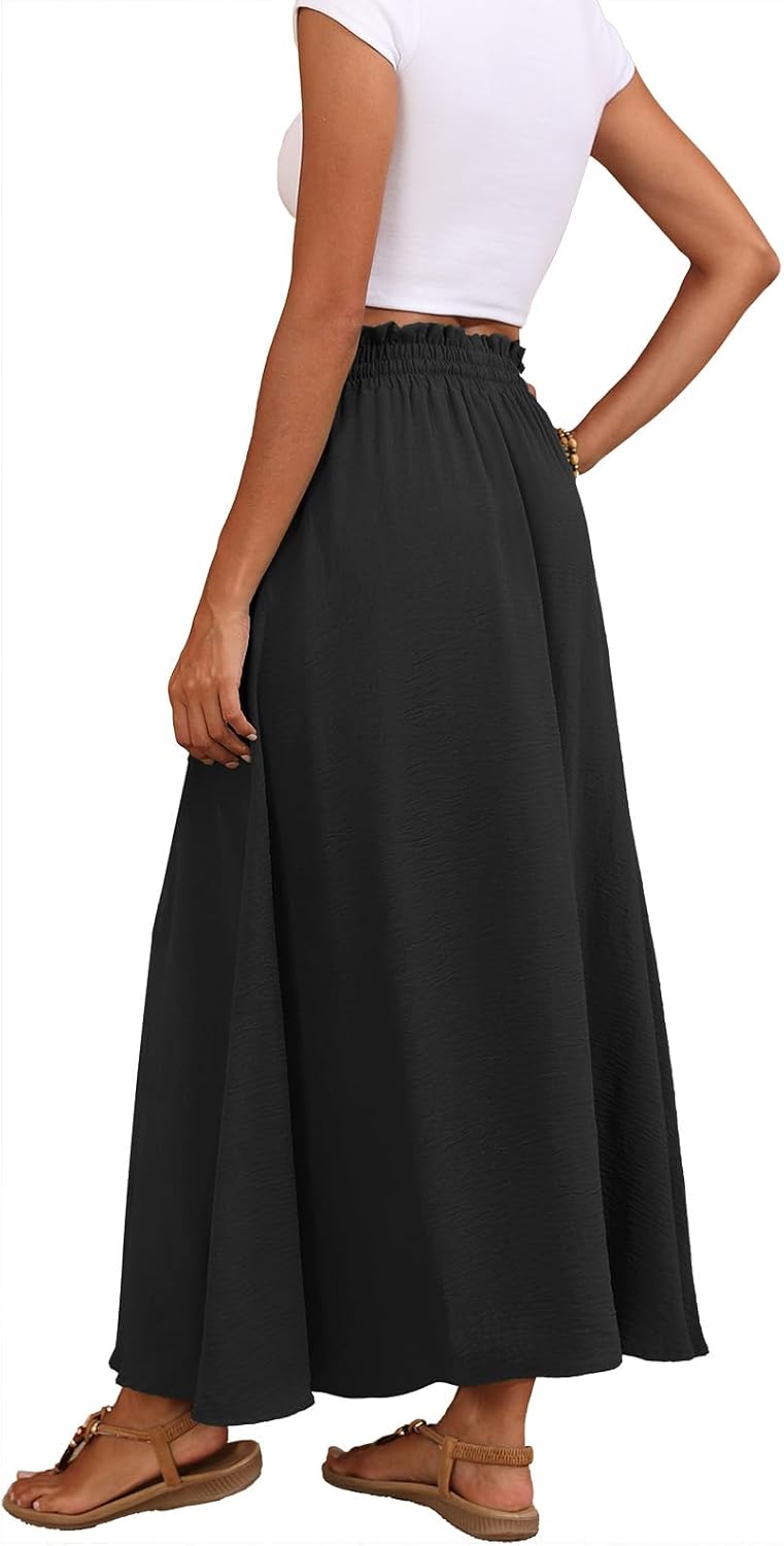 Detalle 2 de Askyes Maxi Skirt High Waisted 1 emoji