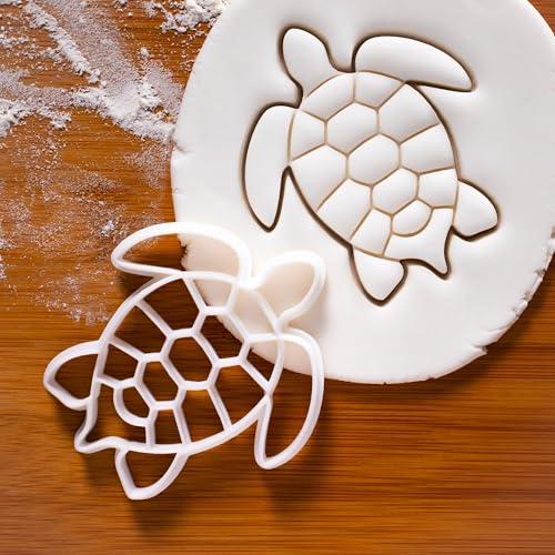 Detalle 2 de Emporte-pièce tortue de mer Bakerlogy – 7,5 × 8,5 cm (1 pièce)