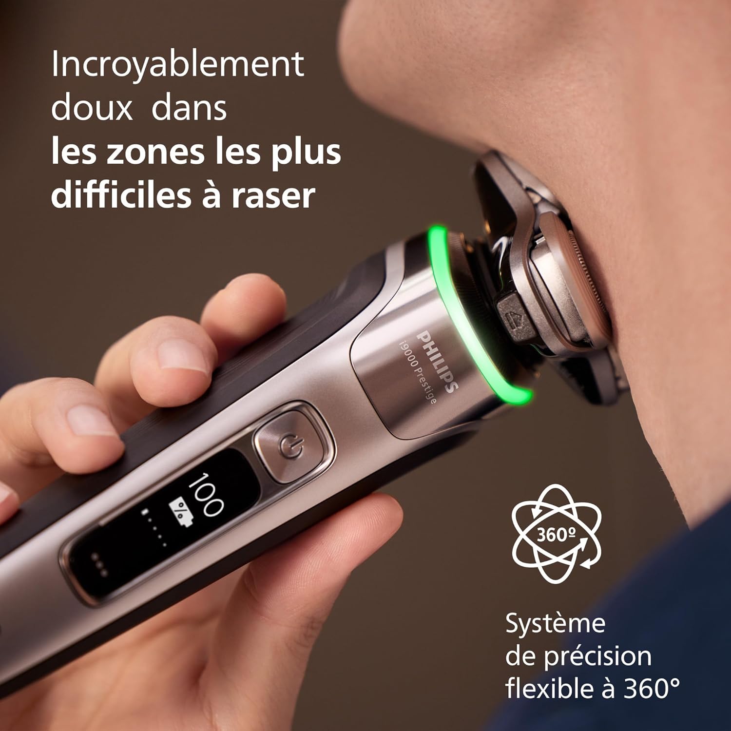 Thumbnail 4 de Philips Rasoir i9000 Prestige XP9205/30 — rasoir électrique sec et humide avec SkinIQ et système Lift & Cut