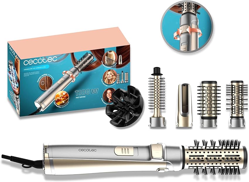 Thumbnail 4 de Cecotec CeramicCare 3in1 AirBrush 1200W — cepillo 50 mm