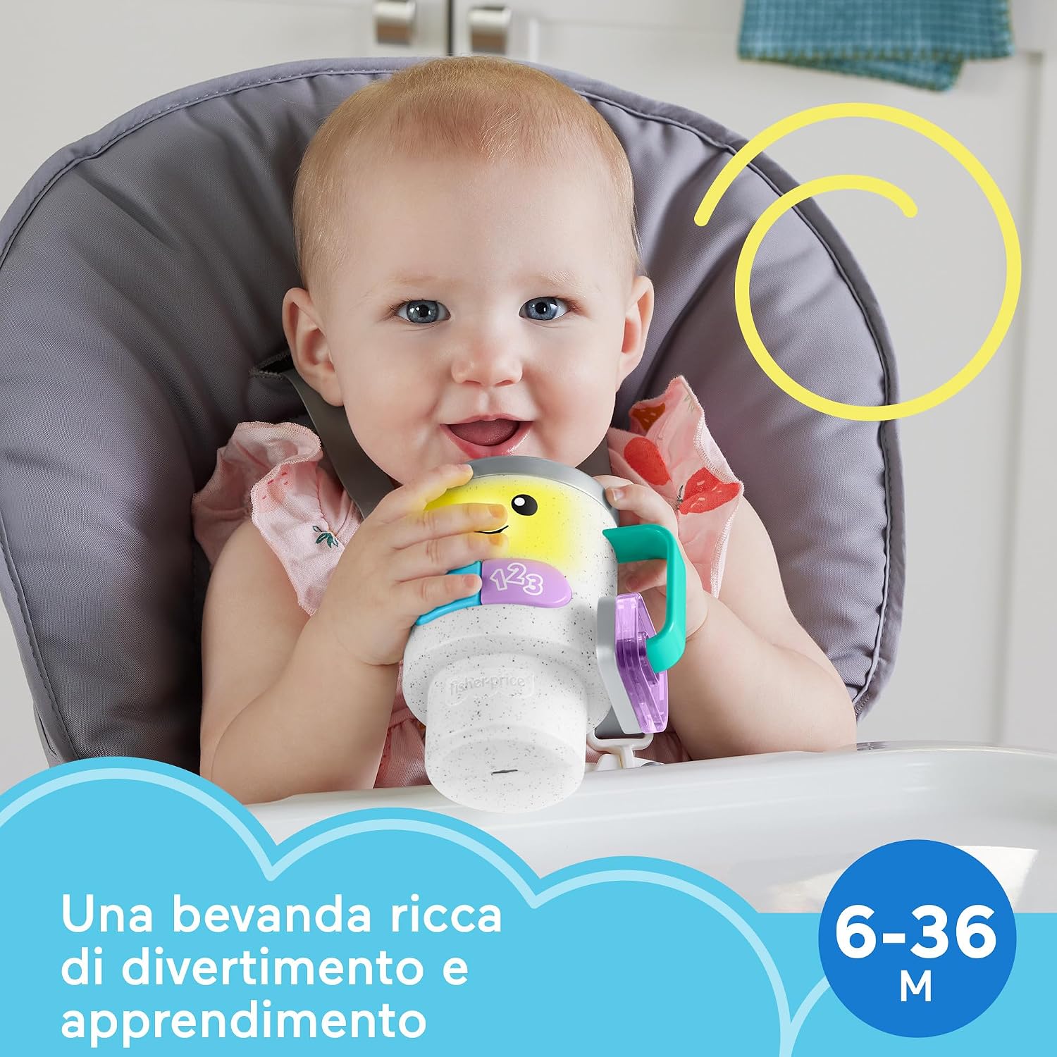 Detalle 2 de Fisher-Price HWY42 Tazza da Caffè giocattolo 6+ mesi