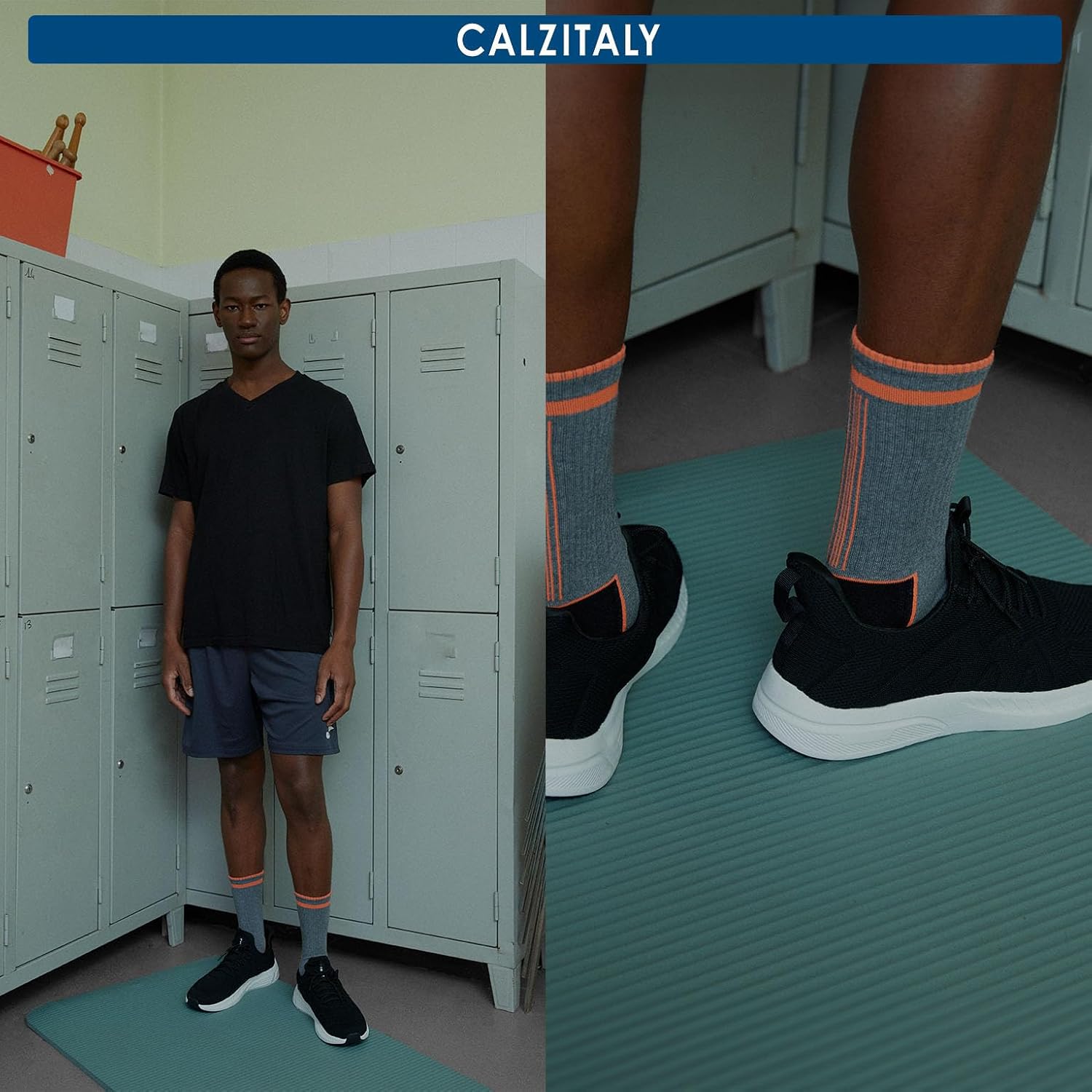 Thumbnail 1 de CALZITALY PACK 2-3-6 PAIA: Calze sportive unisex in cotone con suola, comfort italiano