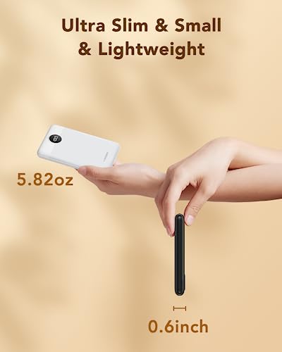 Detalle de VEGER Power Bank 10000mAh: carga rápida y diseño ultradelgado para tus dispositivos