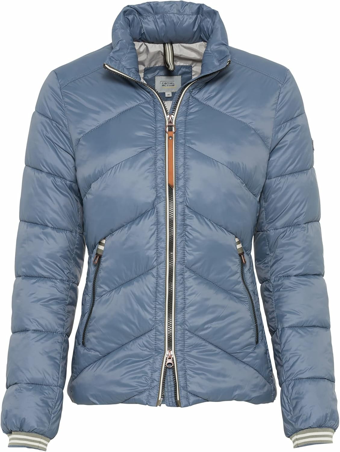 Detalle de camel active Womenswear Damen 3309906E50 Jacke – wasserabweisend & winddicht