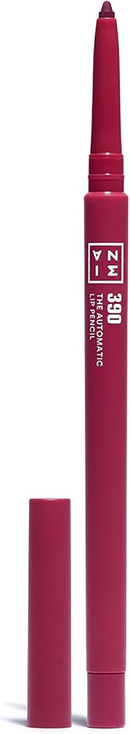 Detalle de 3INA MAKEUP The Automatic Lip Pencil 390 – Matita Labbra Viola scuro, retrattile, waterproof