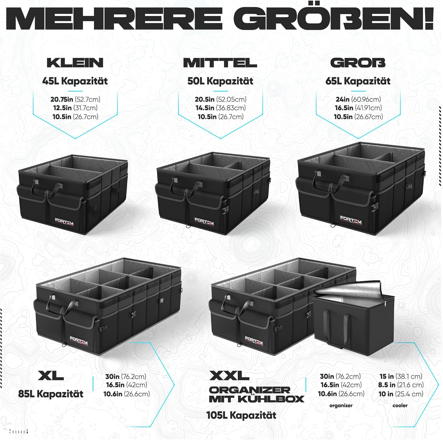 Thumbnail 2 de FORTEM Kofferraum Organizer 🚗