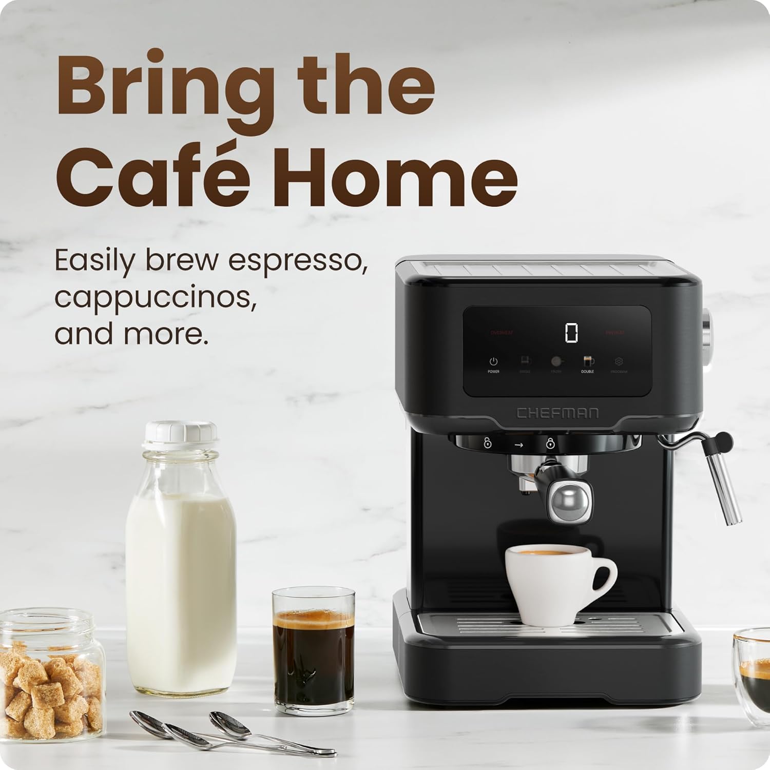 Detalle 2 de Chefman CraftBrew Espresso Machine 1.5L
