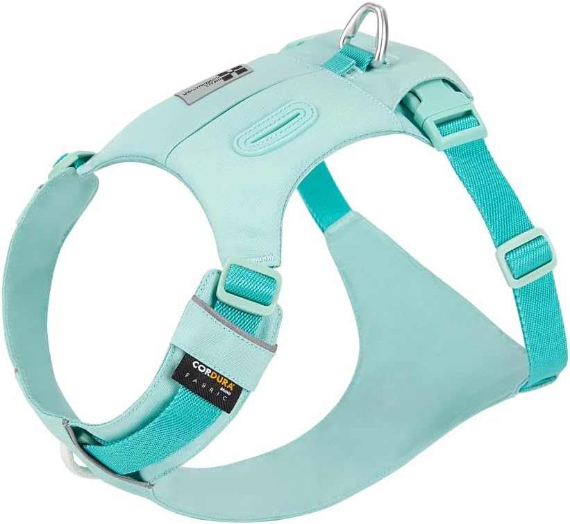 Detalle de Small Combination Dog Harness with Pocket – Adjustable Turquoise (XXS) by SMALL COMBINATION