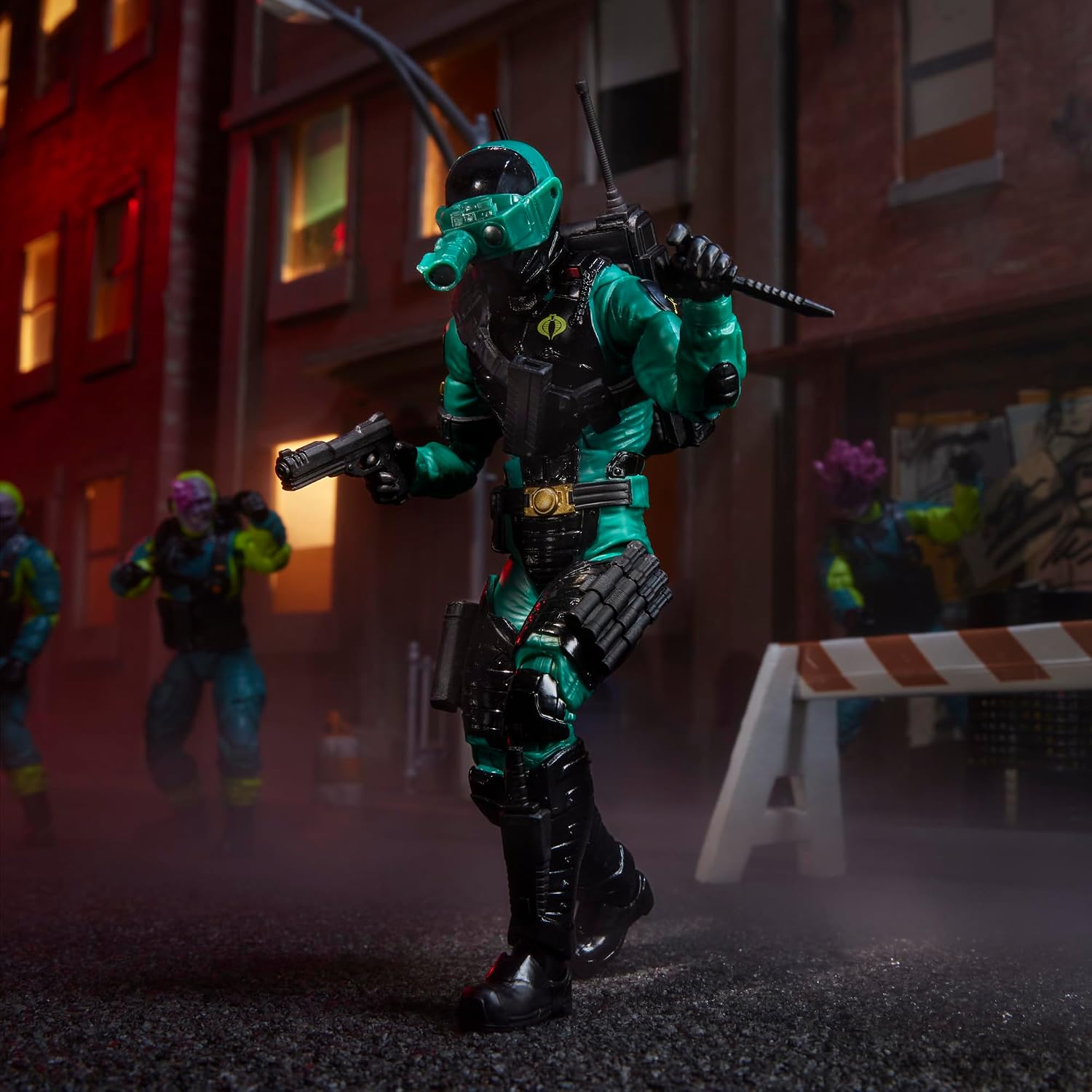 Detalle 2 de G.I. Joe G2273 Night-Viper #187 – figurka 15 cm, 7 akcesoriów