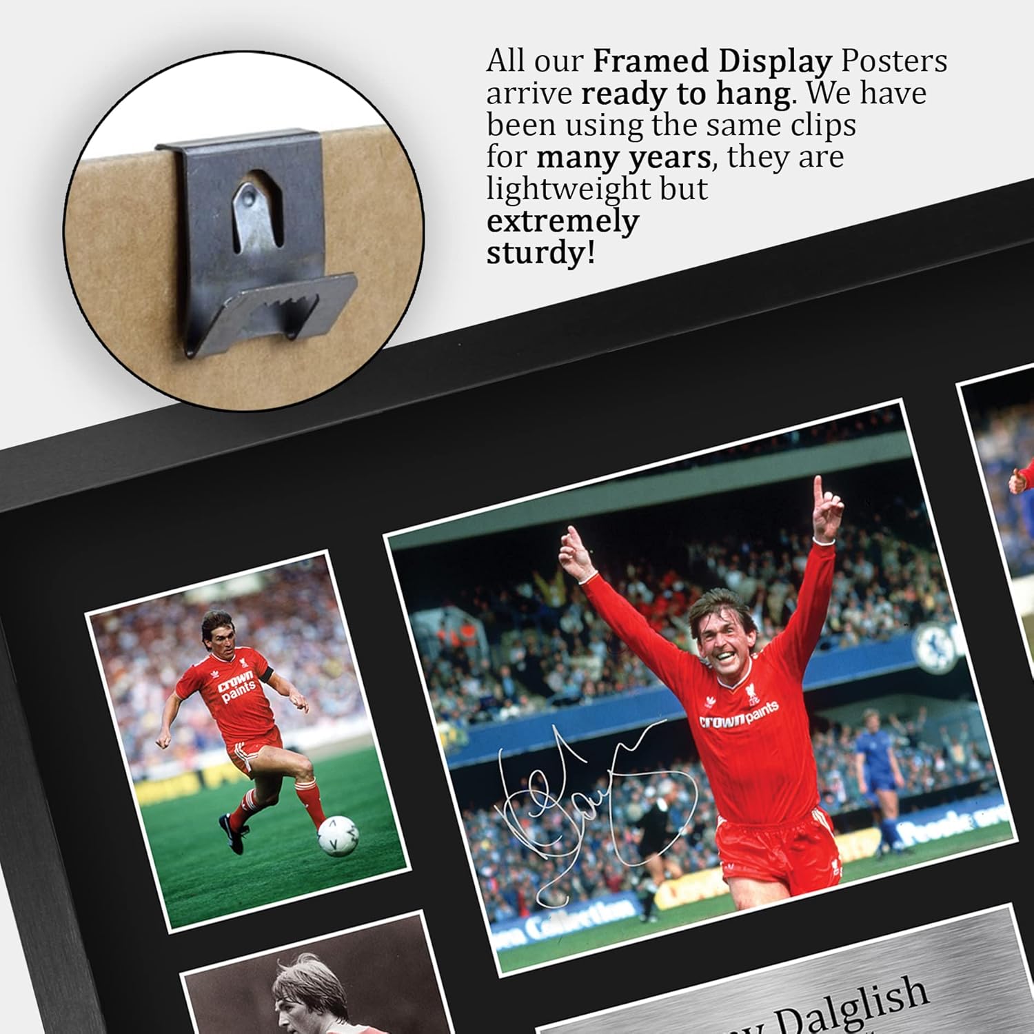 Thumbnail 4 de HWC Trading FR A3 Kenny Dalglish Liverpool framed printed memorabilia autograph photo display