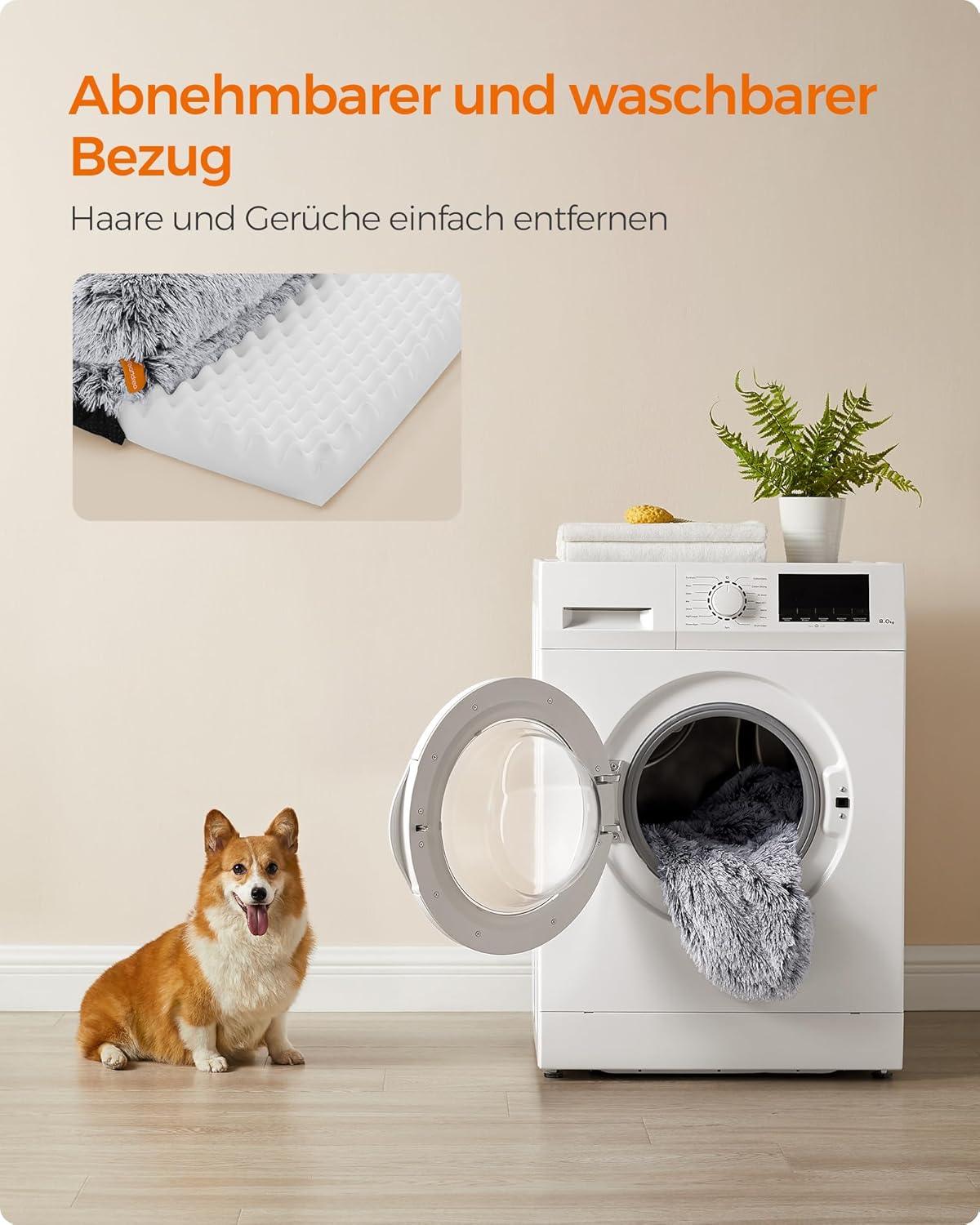 Thumbnail 6 de Feandrea FluffyHug Hundebett 25 kg