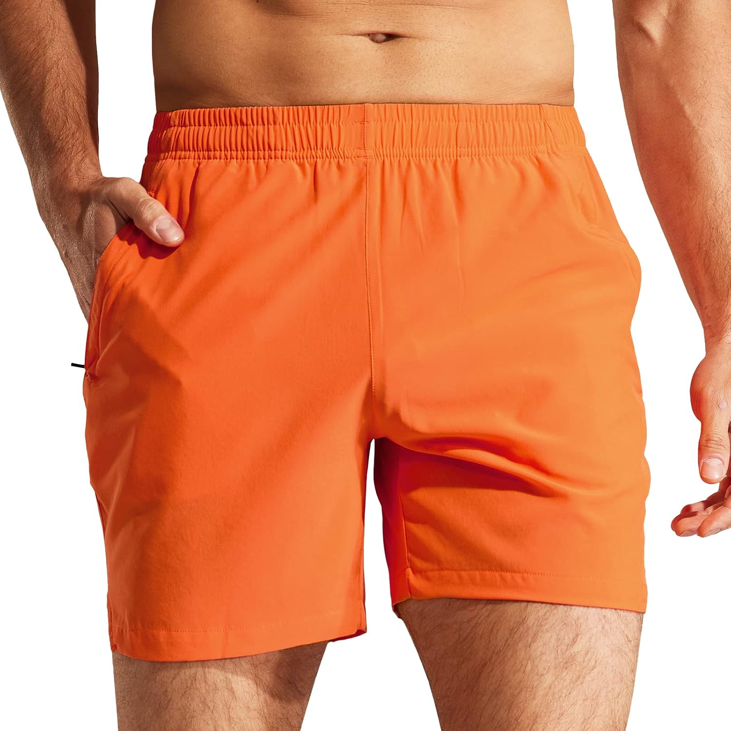 Detalle de MIER Men's Quick Dry Running Shorts 5"