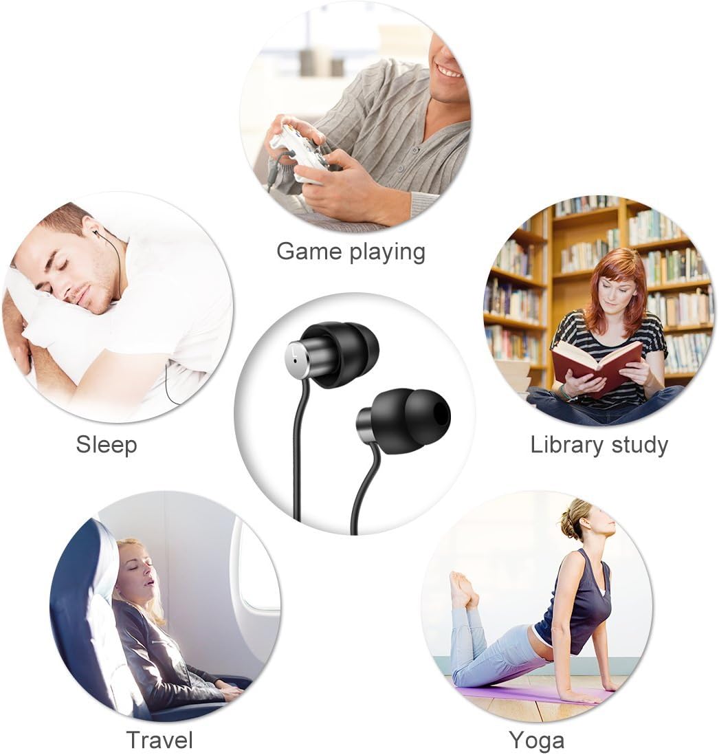 Thumbnail 5 de AGPTEK Sleep Earbuds – In-Ear Sleeping Earphones with Ultra-Soft Silicone, Mic and Volume Control