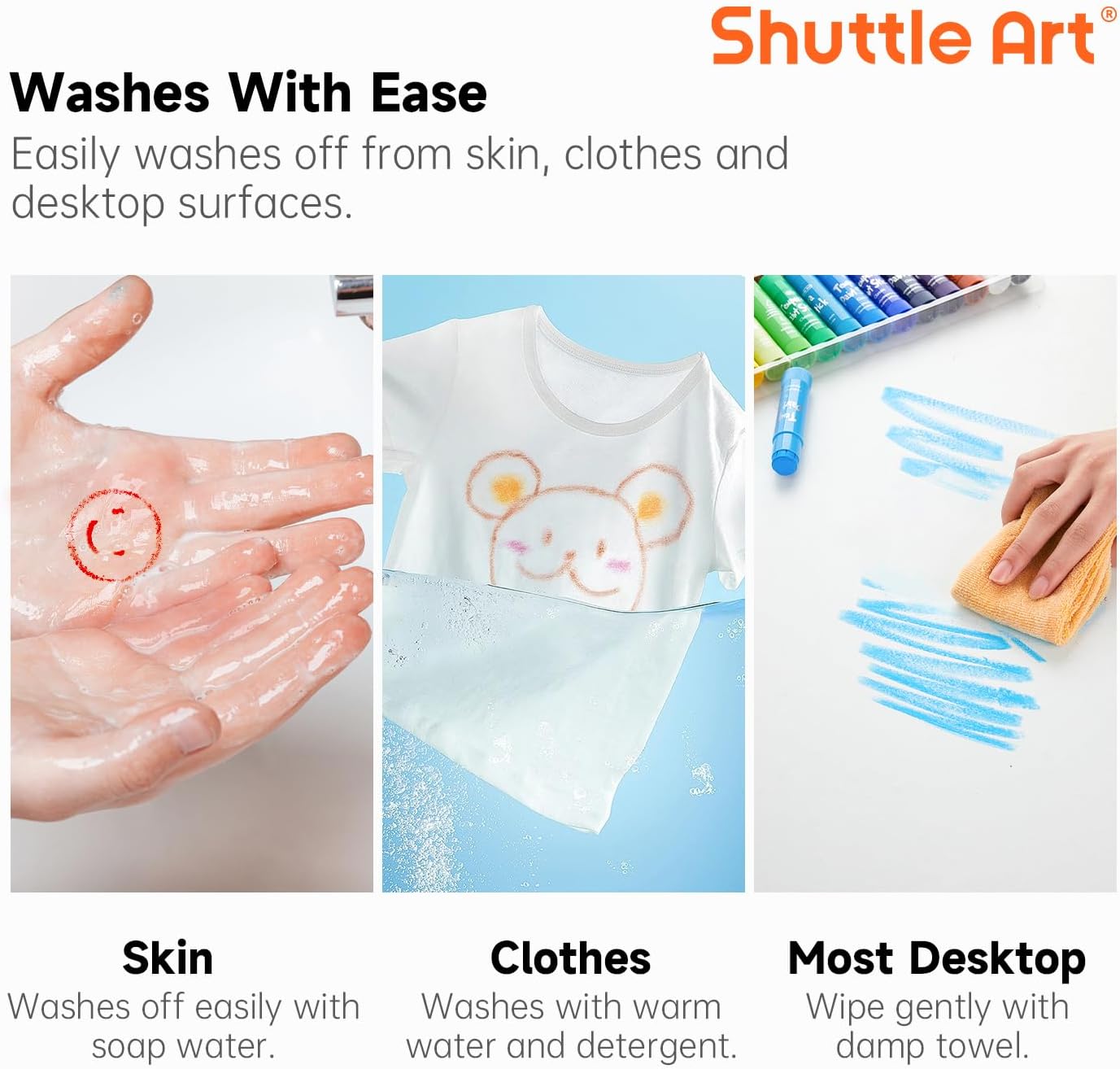Thumbnail 5 de Shuttle Art Tempera Paint Sticks 30 Colors