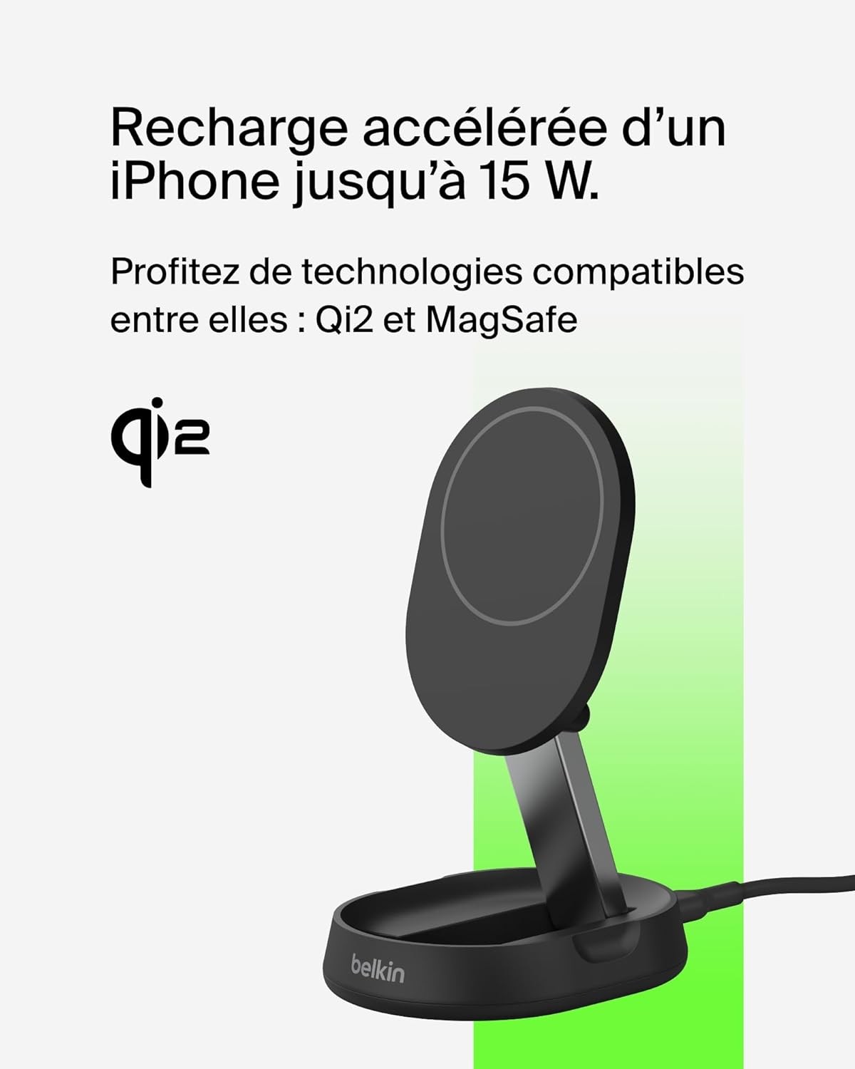 Thumbnail 1 de Belkin BoostCharge Pro chargeur magnétique 15W