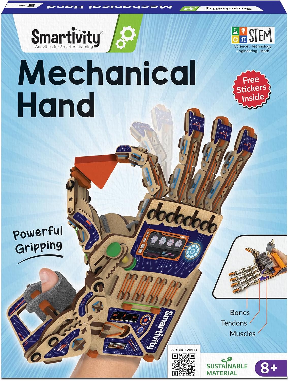 Detalle de Smartivity DIY Robotic Mechanical Hand STEM Toy for Kids 8-14