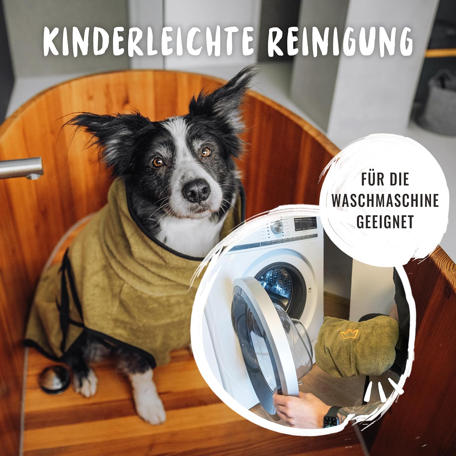 Thumbnail 5 de Rudelkönig Hundebademantel XL aus 100 % Baumwolle