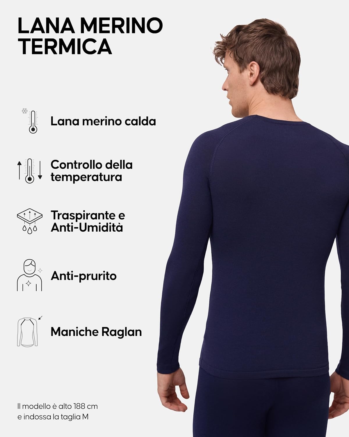Thumbnail 2 de DANISH ENDURANCE Maglia Termica Uomo 180 g/m²