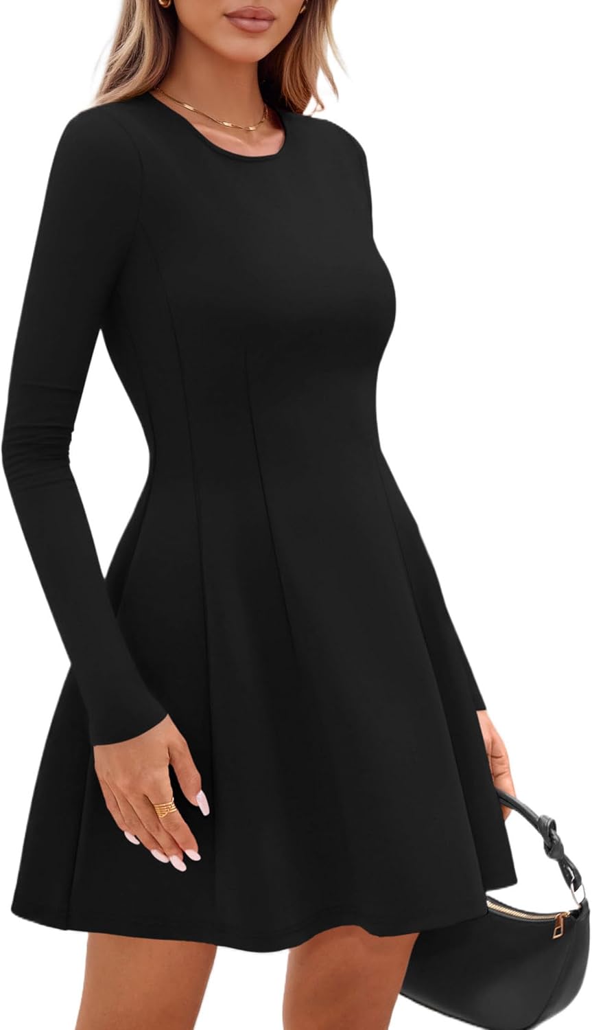 Thumbnail 3 de PRETTYGARDEN Long Sleeve Mini Dress