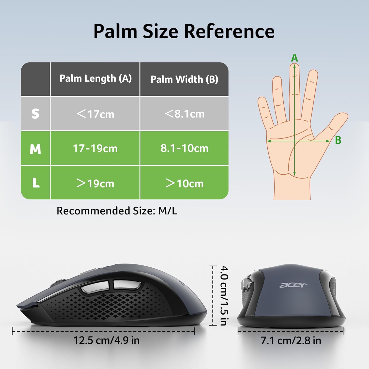 Thumbnail 6 de Acer Wireless Mouse with 4000 DPI Optical Sensor
