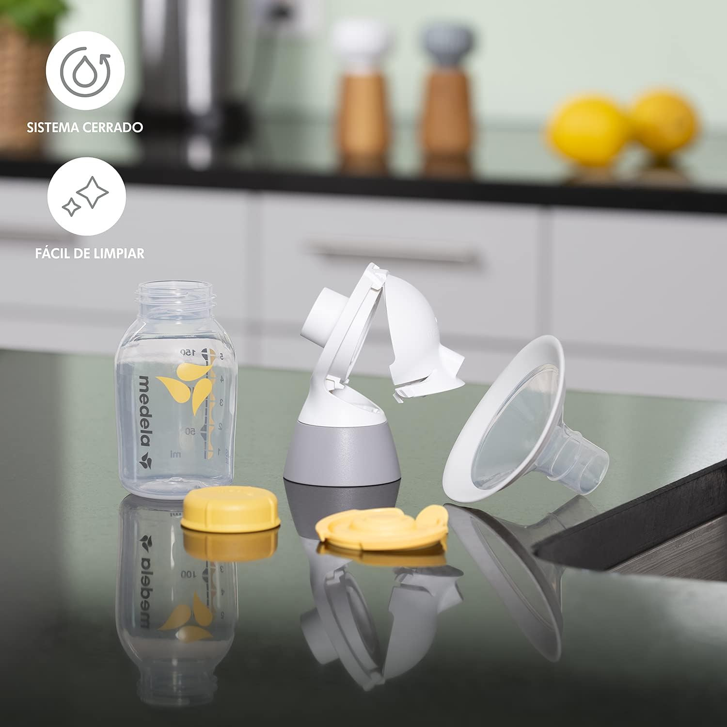 Thumbnail 5 de Medela Swing Maxi Elektrische Milchpumpe – wiederaufladbar über USB, 2-Phasen-Extraktion & PersonalFit Flex Trichter