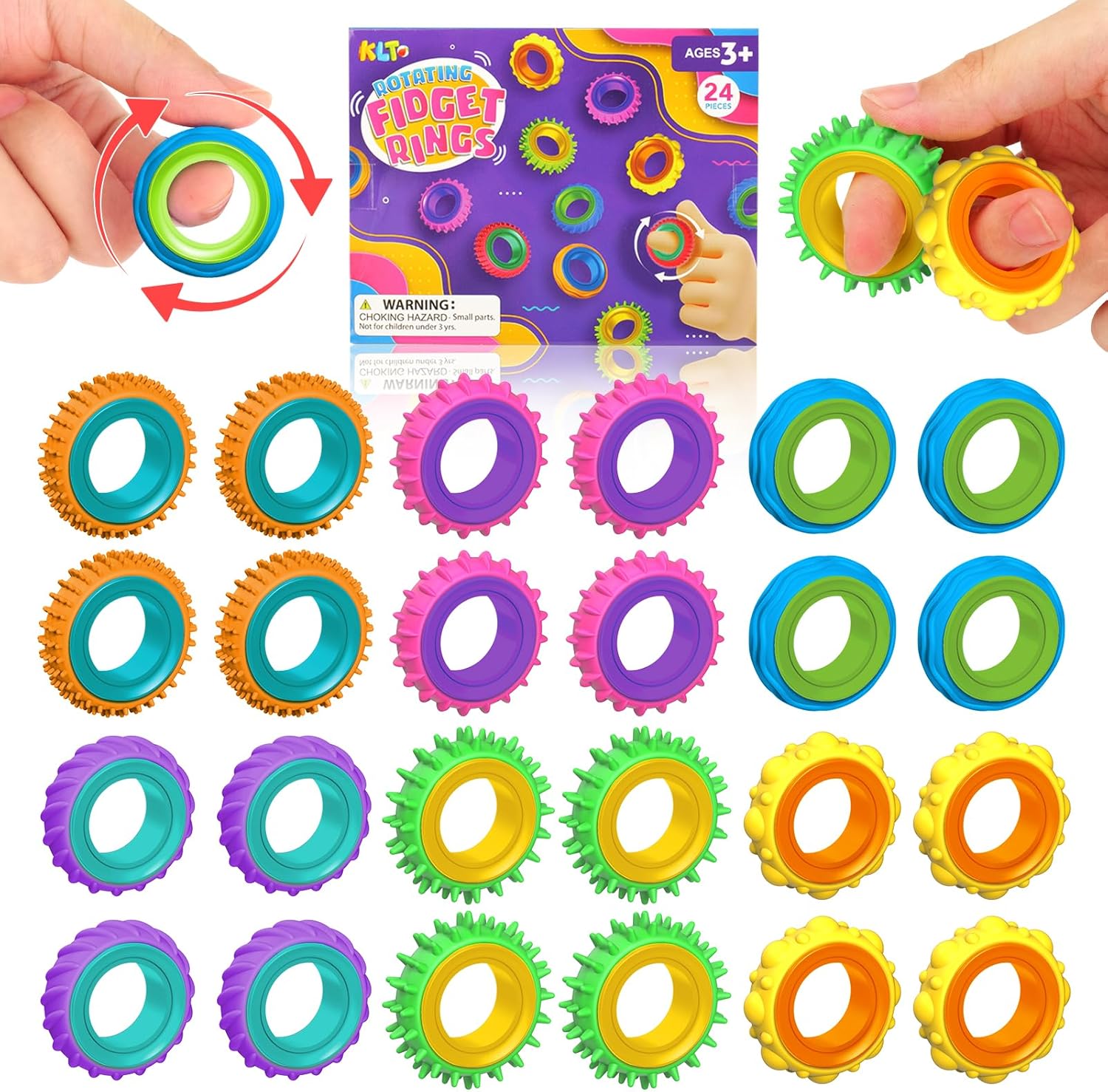 Thumbnail 6 de Sensory Fidget Bracelet 4-Pack
