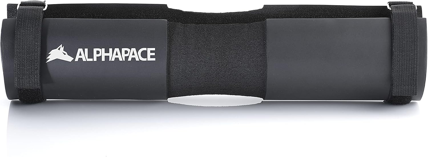 Thumbnail 1 de ALPHAPACE Barbell Pad noir – mousse nuque pour barre et haltères, coussinet hip thrust/squat