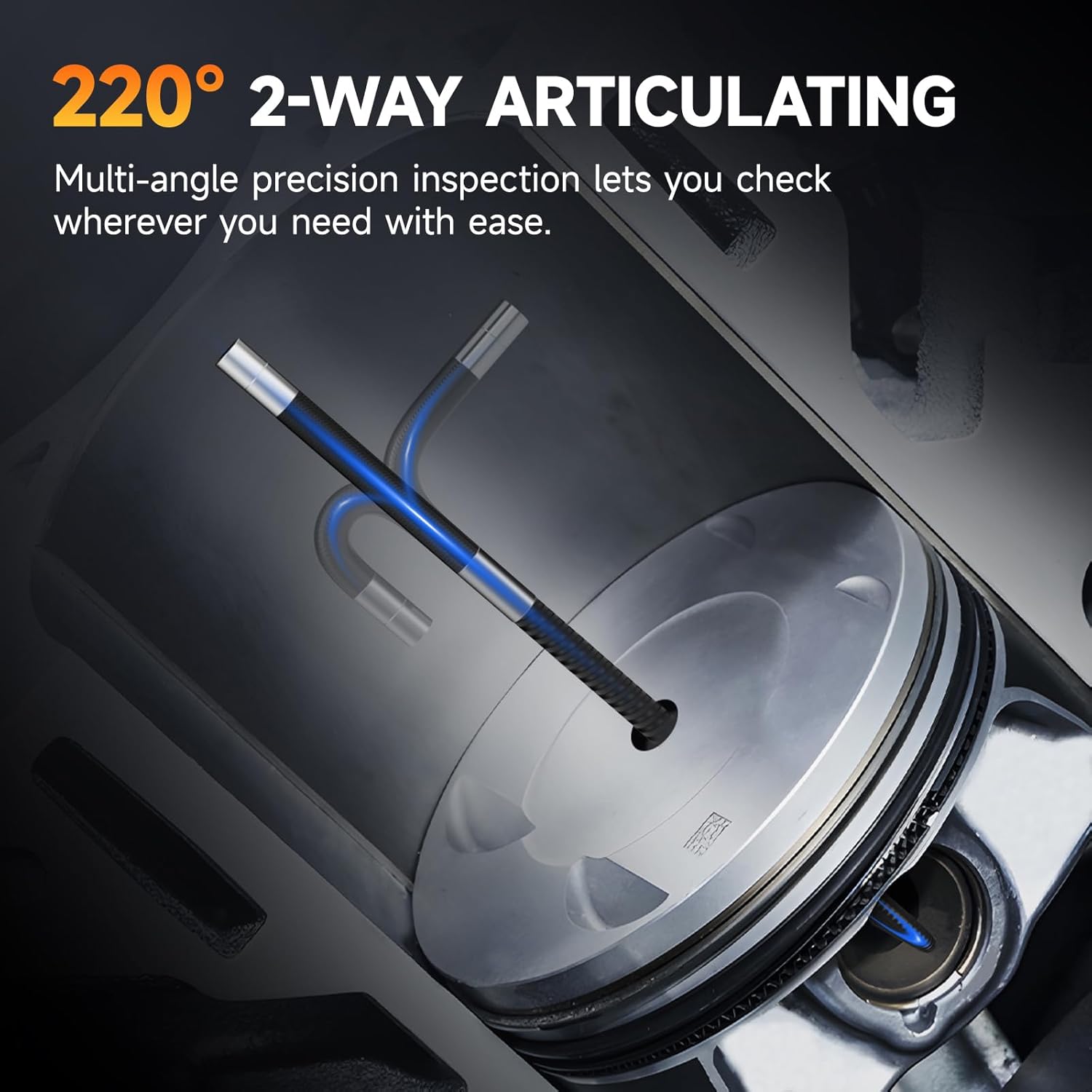 Thumbnail 1 de FOXWELL Y400 6.2mm Articulating Endoscope 1.6m