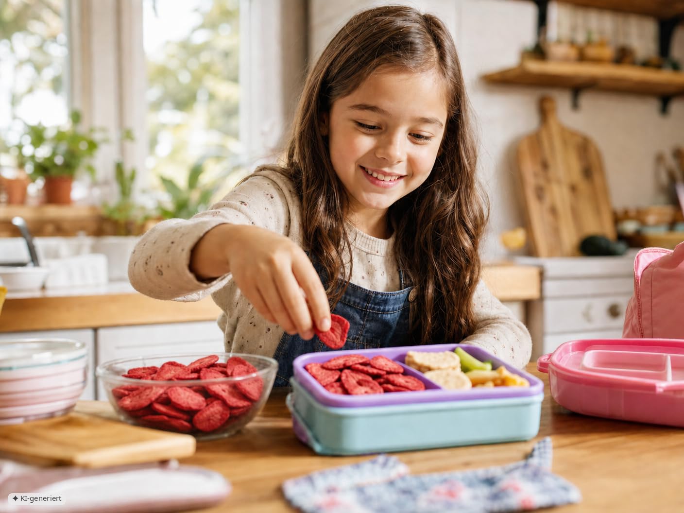 Detalle de EWL Gefriergetrocknete Erdbeeren 400 g – 100% Frucht, ohne Zucker, veganer Snack