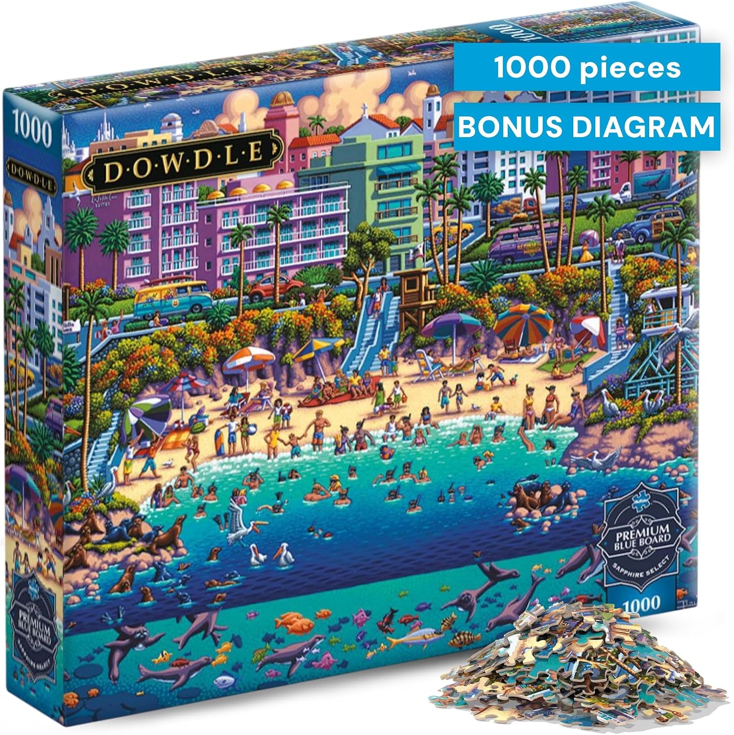 Detalle de Buffalo Games Jigsaw Puzzle, 1,000 Pieces