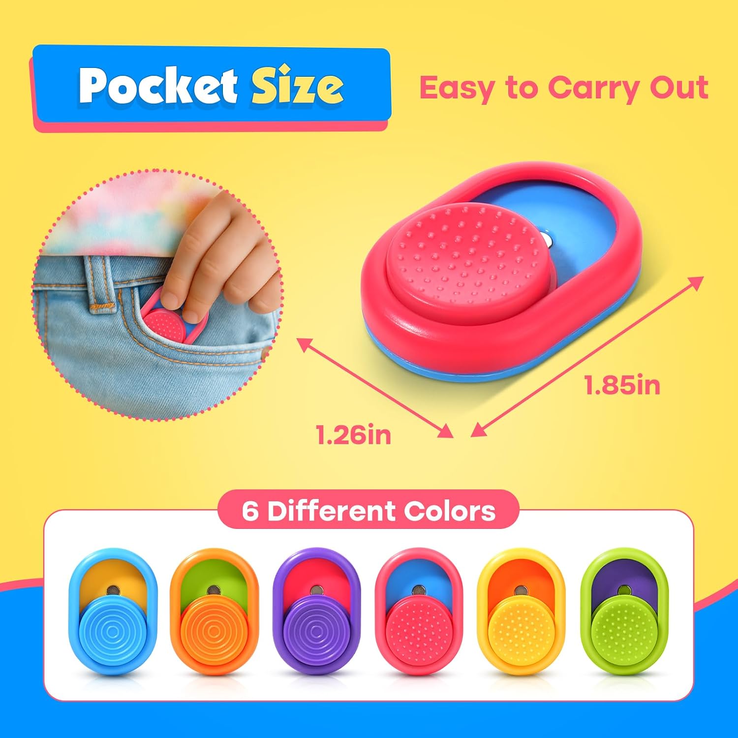 Detalle 2 de Sensory Fidget Toys, 6-Pack