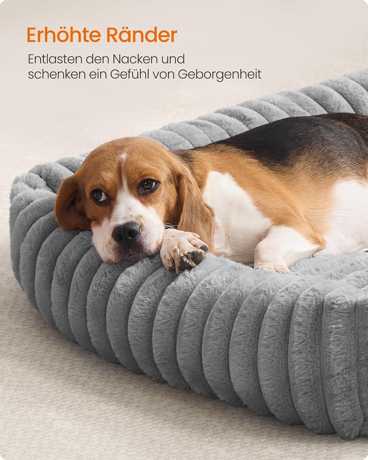 Detalle 2 de Feandrea Hundebett großes orthopädisches 91 x 68 x 18 cm