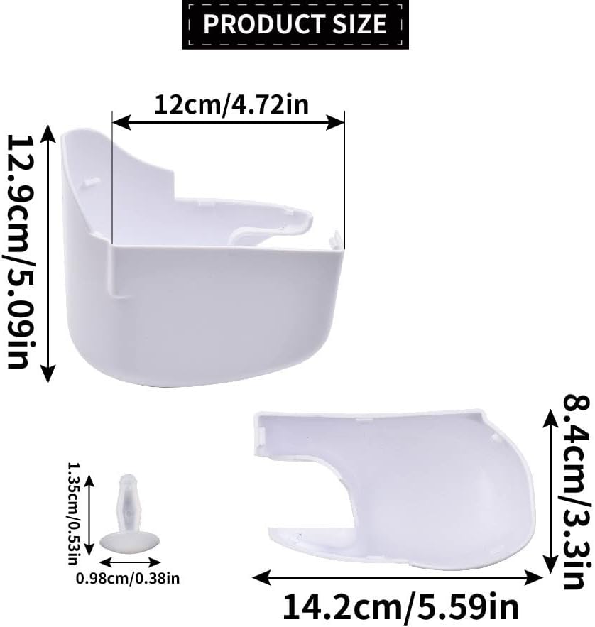 Detalle 2 de Awning End Cap Right Hand for Fiamma F45i (2004–2009) 04274-01C – Polar White