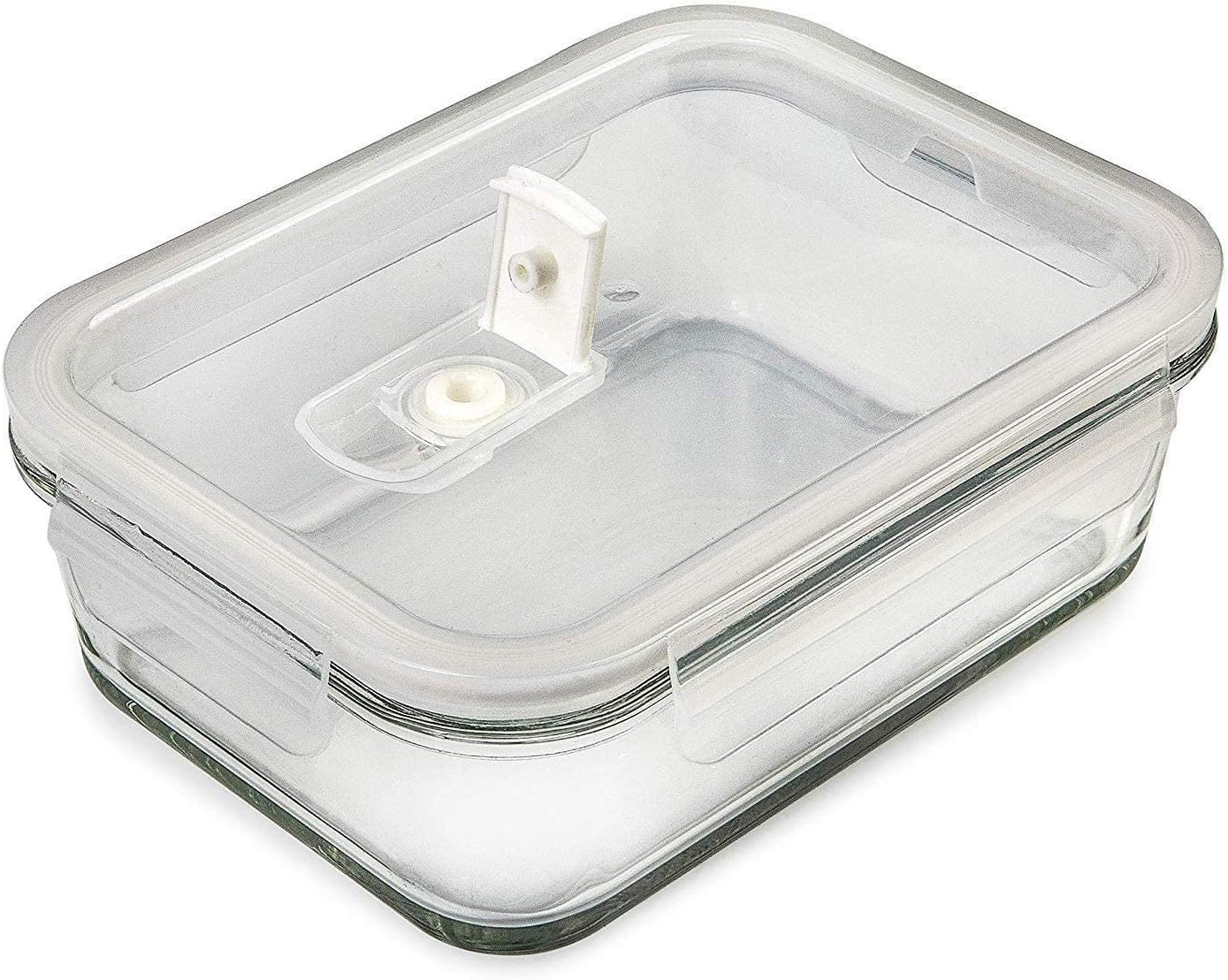 Detalle 2 de PrepNaturals 30 oz Glass Meal Prep Containers 5-pack 🍱