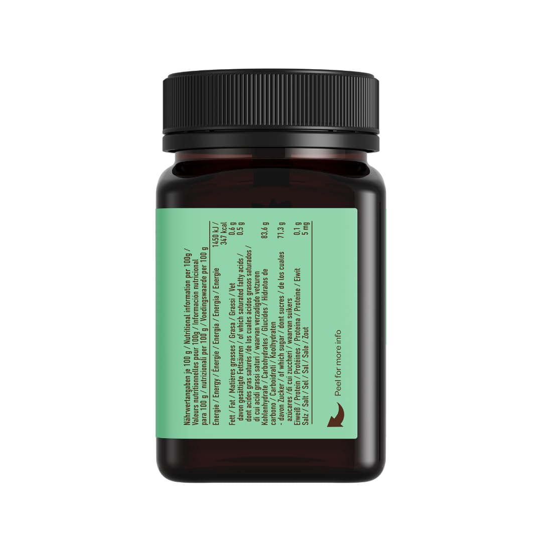 Detalle 2 de Egmont Honey Manuka Honig 459+ MGO 14+ UMF 500 g – 100% Roher Neuseelandischer Honig, zertifiziert