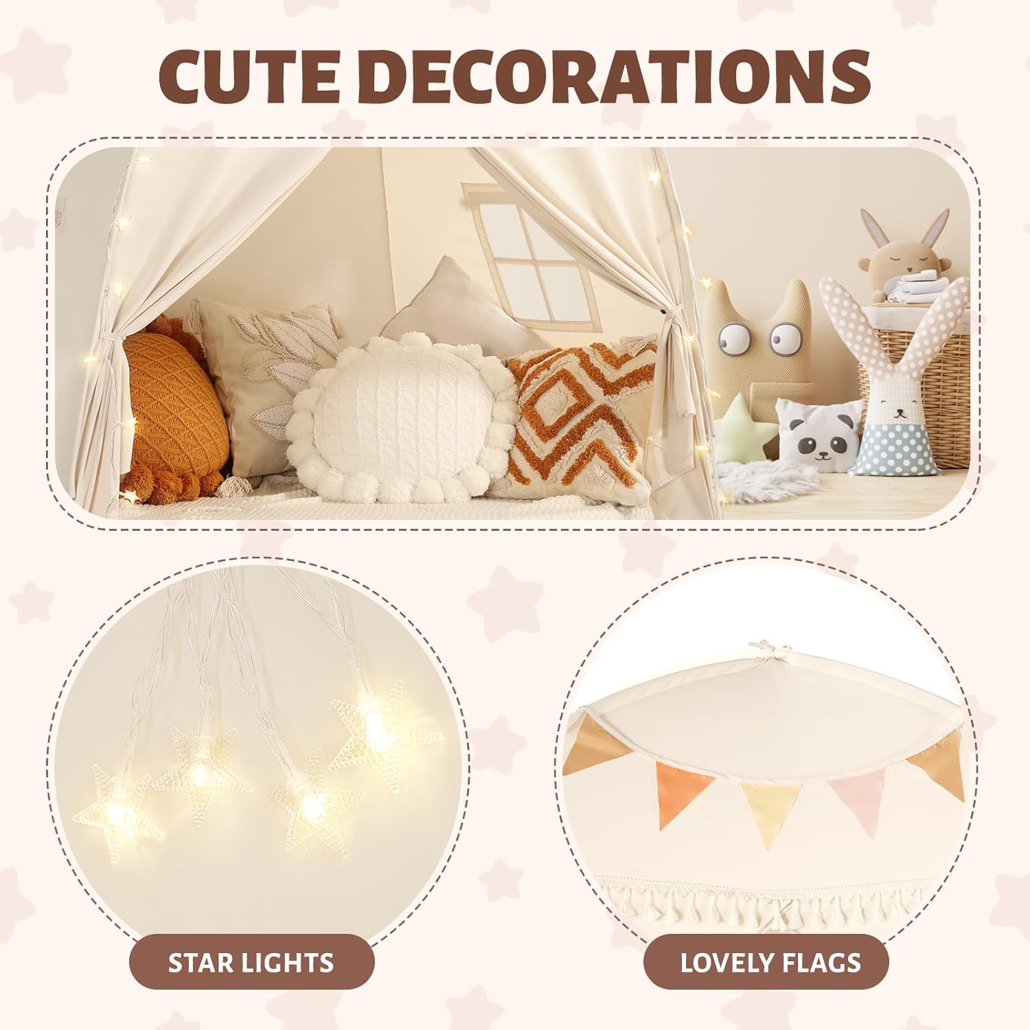Detalle 2 de Sumbababy Large Teepee Tent 5+ ⛺