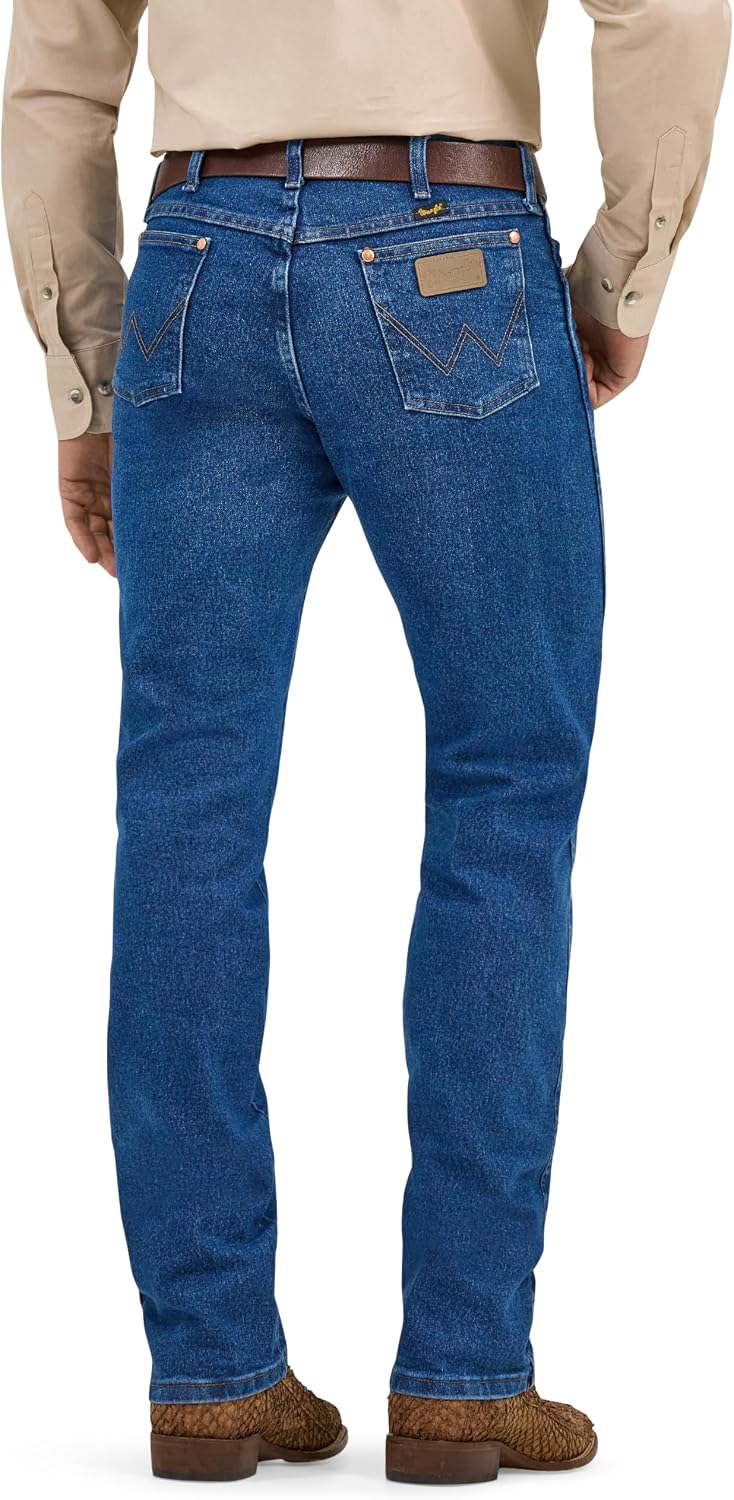 Detalle de Wrangler Cowboy Cut Active Flex Original Fit – męskie dżinsy westernowe