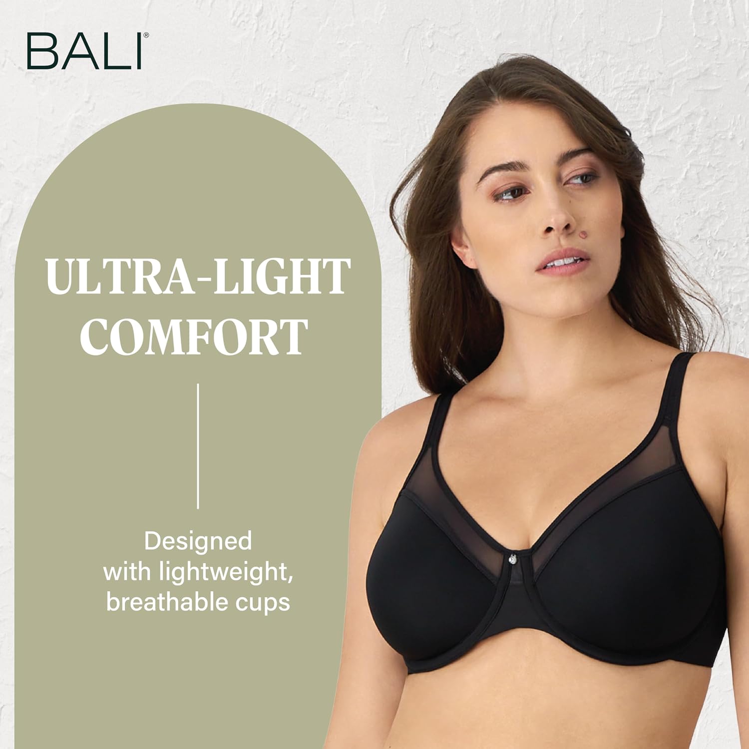 Thumbnail 2 de Bali Women’s Seamless Underwire T-Shirt Bra with Convertible Straps (Ultra Light)