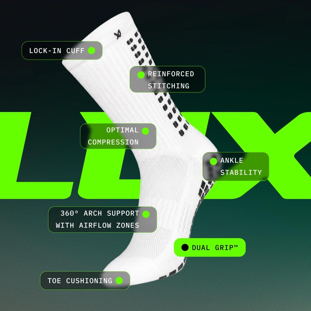Thumbnail 2 de Lux Dual Grip Socks soccer grip 360